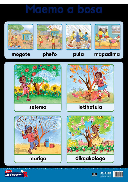 Oxford Gr R Poster 5 (Setswana) ISBN/SKU: 9780190410711