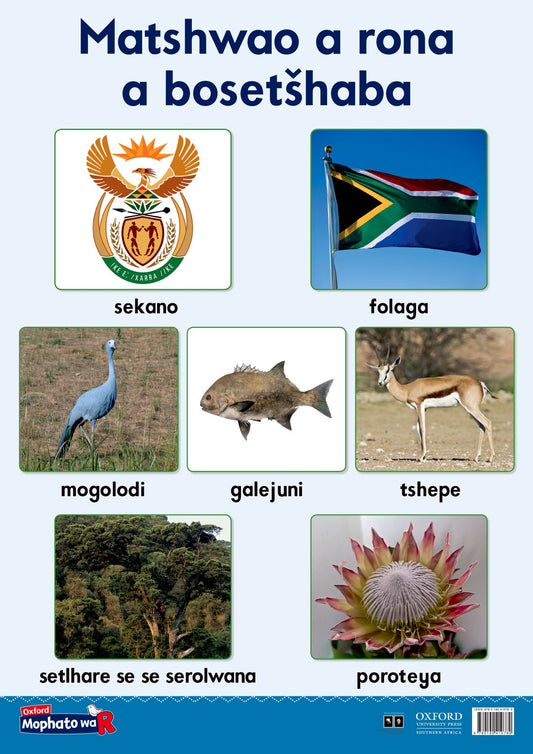 Oxford Gr R Poster 11 (Setswana) ISBN/SKU: 9780190410780