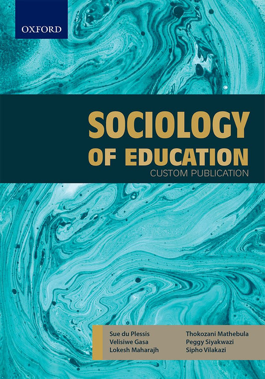 Sociology of education custom pub ISBN/SKU: 9780190417239