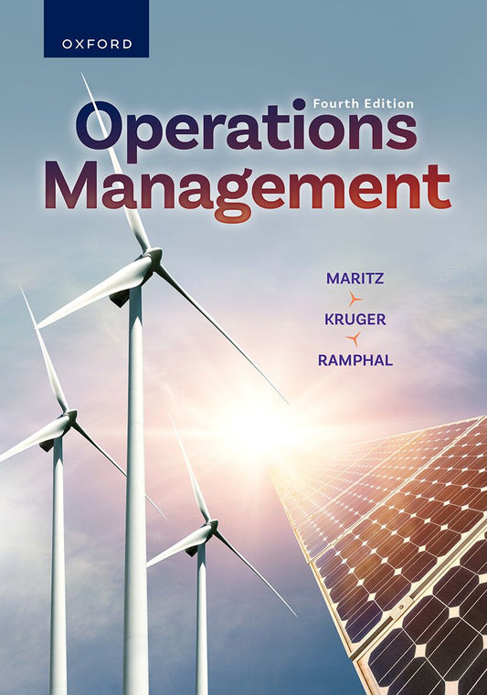 Operations Management 4e ISBN/SKU: ISBN/SKU: 9780190448738
