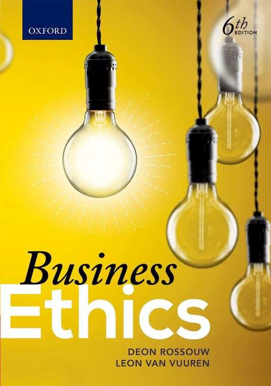Business Ethics 6e ISBN/SKU: 9780190721466