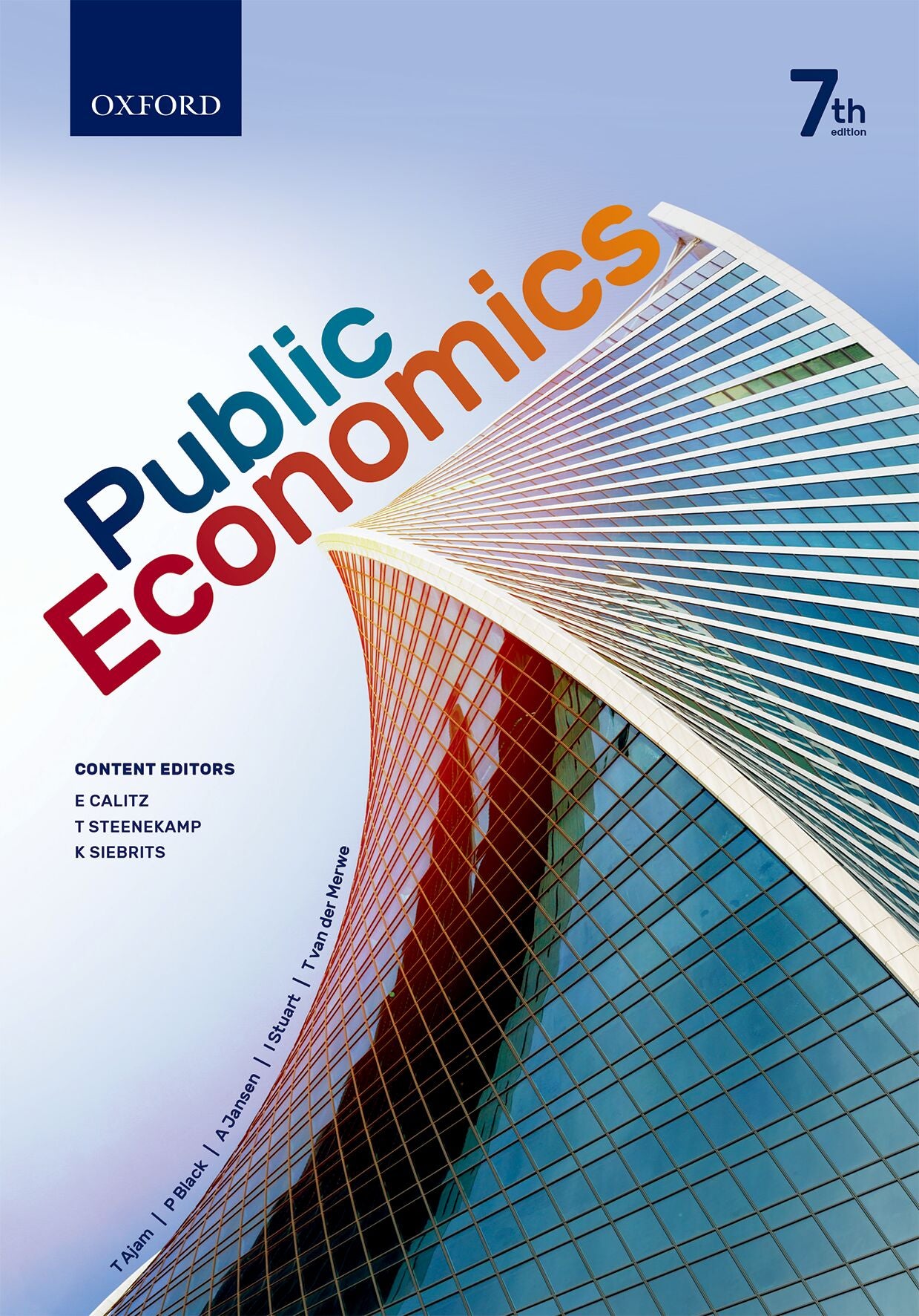 Public Economics 7e ISBN/SKU: 9780190723187