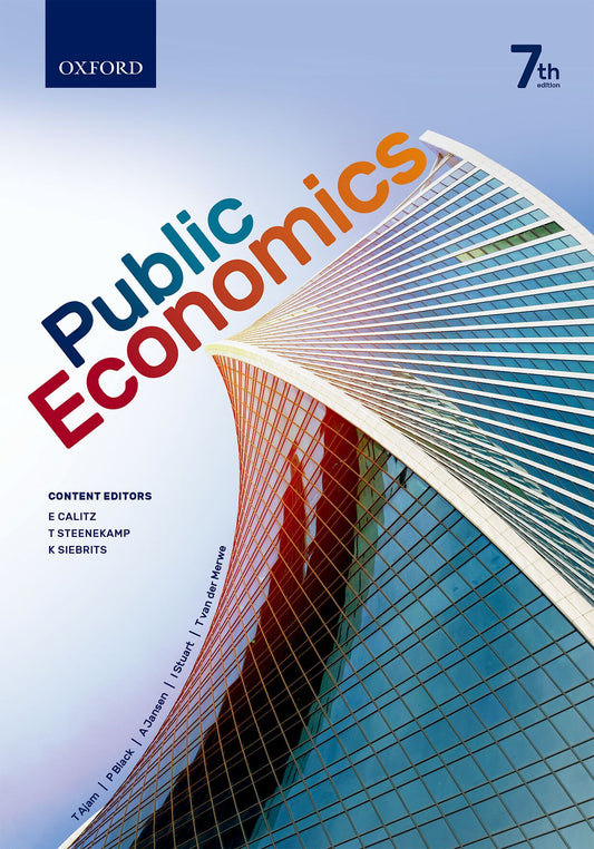 Public Economics 7e ISBN/SKU: 9780190723187