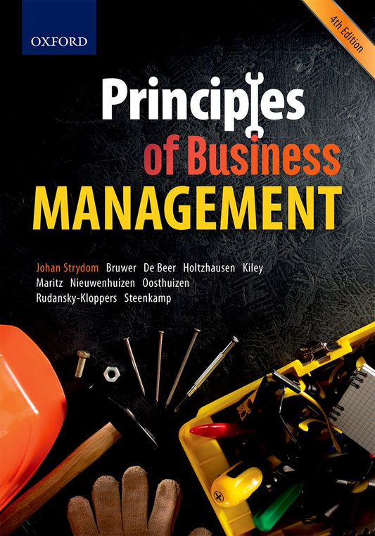 Principles of Business Management 4e ISBN/SKU: 9780190723347