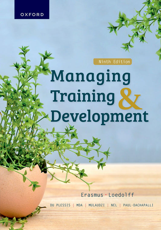 Managing Training and Development 9e ISBN/SKU: 9780190731410