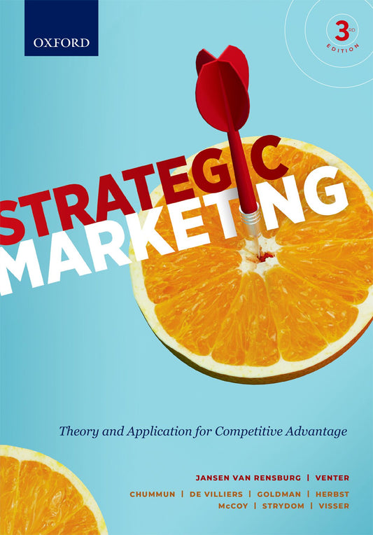 Strategic Marketing 3e ISBN/SKU: 9780190737276