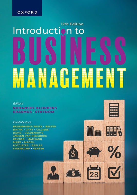 Intro to Business Management 12e ISBN/SKU: 9780190739614