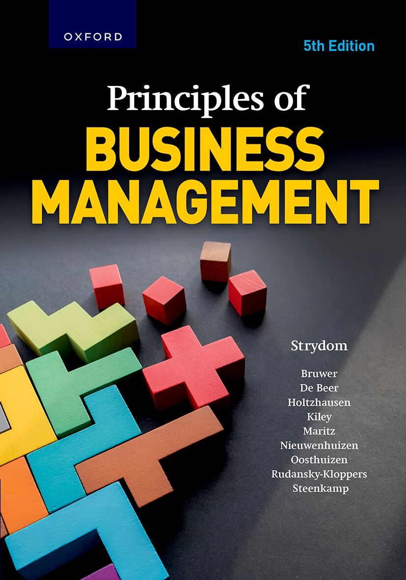 Principles of Business Management 5e ISBN/SKU: ISBN/SKU: 9780190743307