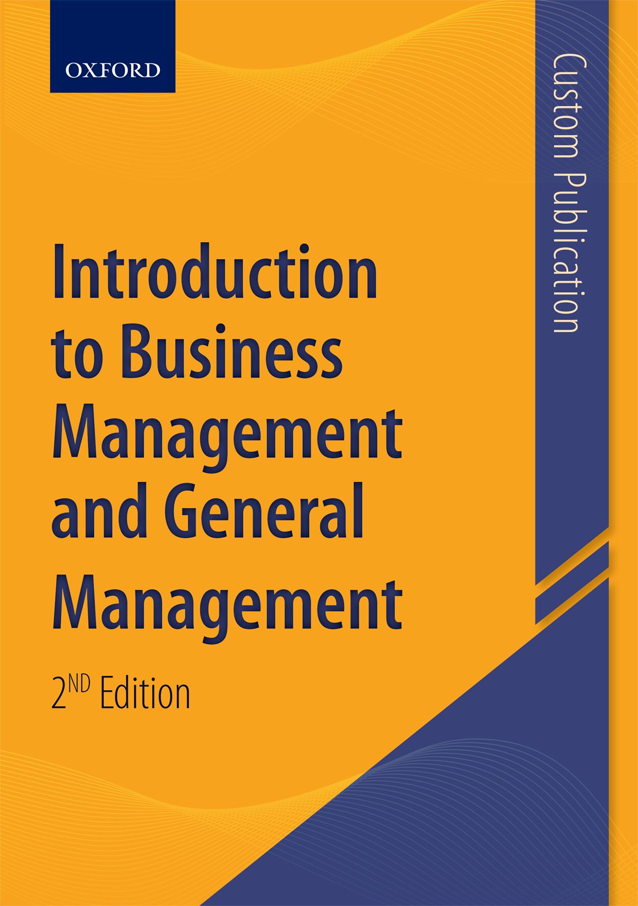 Intro to Business & General Man 2e ISBN/SKU: 9780190748852