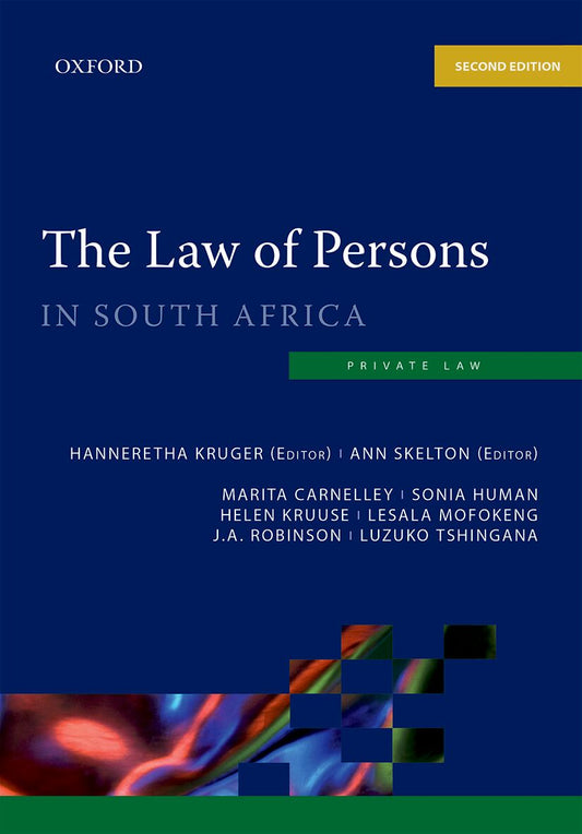The Law of PeReading Scheme ons in South Afrikaansica 2e ISBN/SKU: 9780190750633