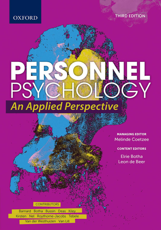 PeReading Scheme onnel Psychology 3e ISBN/SKU: 9780190754563