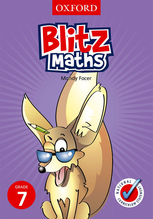 Blitz Mental Maths Gr7 ISBN/SKU: 9780195989151
