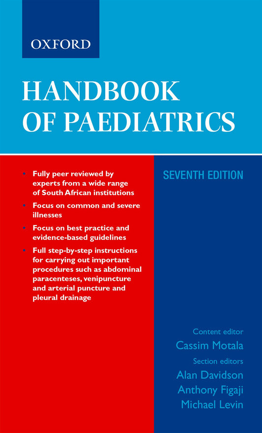 Handbook of Paediatrics 7e ISBN/SKU: 9780195991178