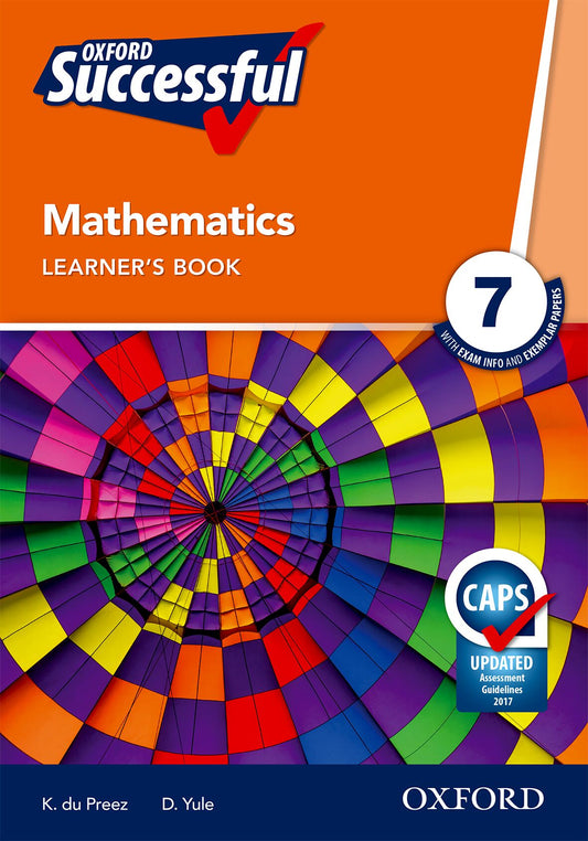 Oxford Successful Mathematics Gr7 LB (CAPS) ISBN/SKU: 9780195996449