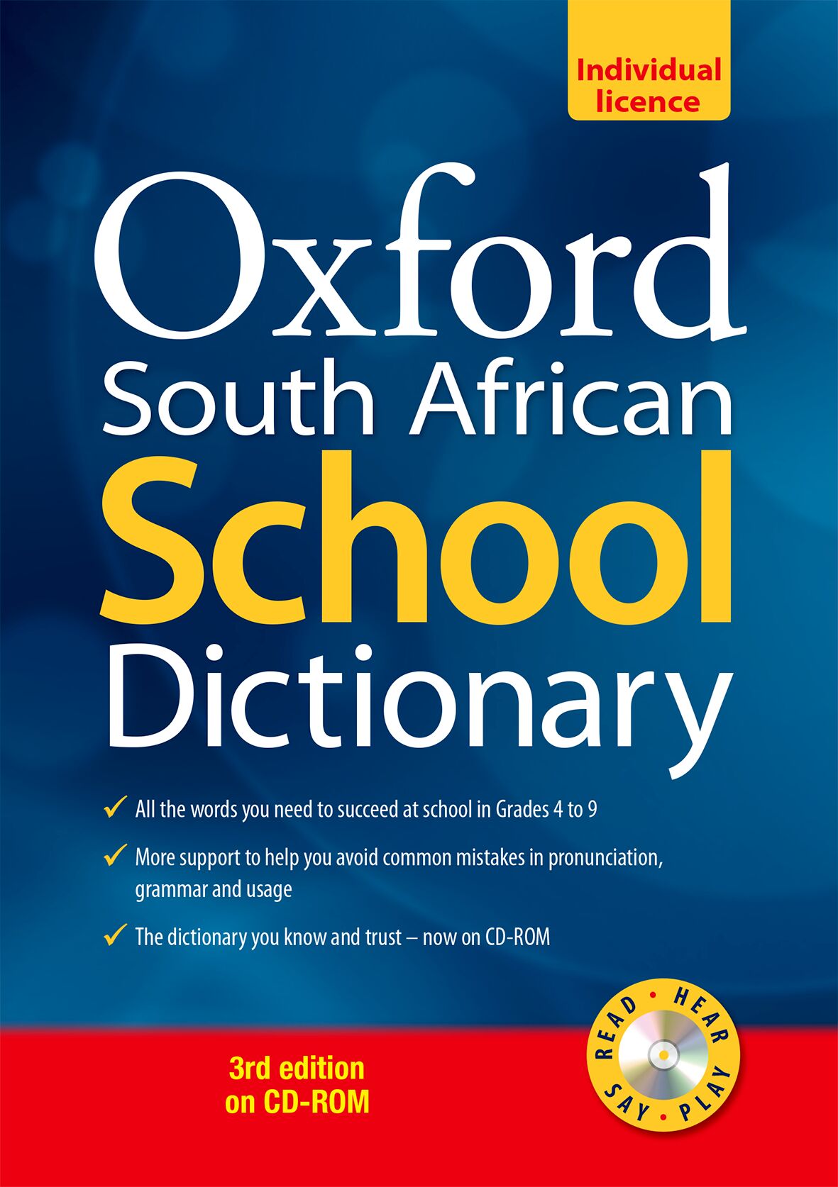 Oxford SA School Dict 3e on CD-Rom ISBN/SKU: 9780195997767
