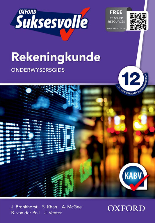 Oxford Suksesvolle Rekeningkunde Gr12 OG ISBN/SKU: 9780195998351