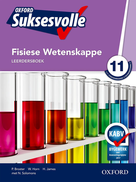 Oxford Suksesvolle Fisiese Wetenskappe Gr11 LB 3e ISBN/SKU: 9780195999013