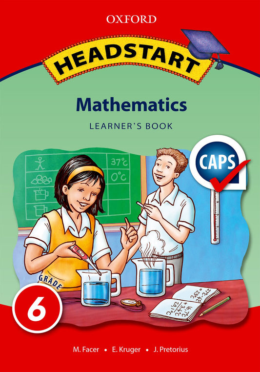Oxford Headstart Maths Gr6 LB (CAPS) ISBN/SKU: 9780199042258