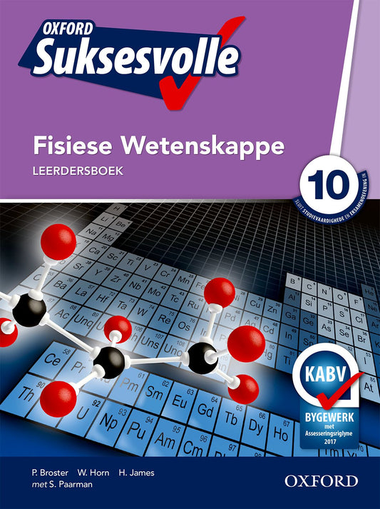 Oxford Suksesvolle Fisiese Wetenskappe Gr10 LB ISBN/SKU: 9780199042746