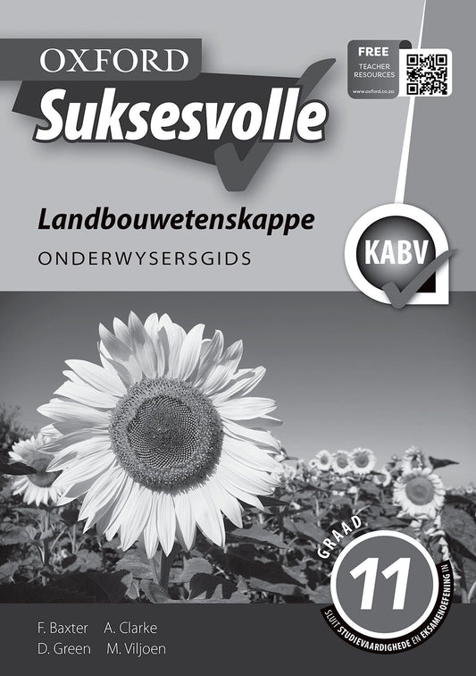Oxford Suksesvolle Landbouwetenskappe Gr11 OG 3e ISBN/SKU: 9780199048199