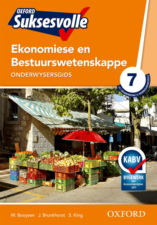 Oxford Suksesvolle Ekon & BestuuReading Scheme  Gr7 OG (CAPS) ISBN/SKU: 9780199052264