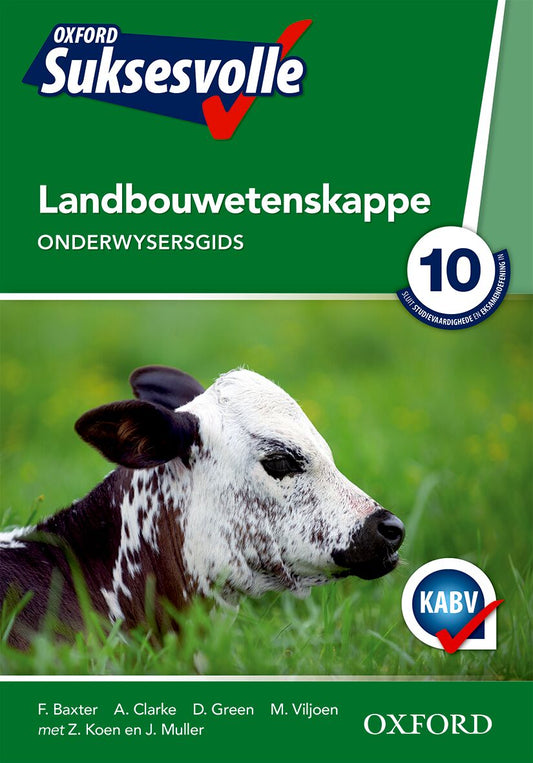 Oxford Suksesvolle Landbouwetenskappe Gr10 OG ISBN/SKU: 9780199053407