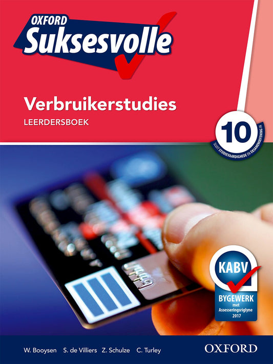 Oxford Suksesvolle VerbruikeReading Scheme tudies Gr10 LB ISBN/SKU: 9780199053919