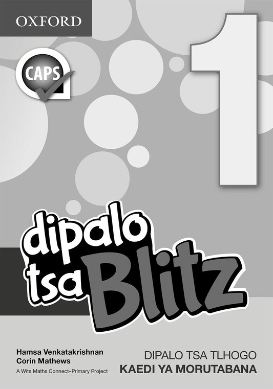 Blitz Mental Maths Gr1 TG Setswana ISBN/SKU: 9780199054602