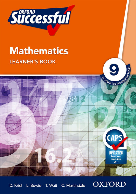 Oxford Successful Mathematics Gr9 LB (CAPS) ISBN/SKU: 9780199057160