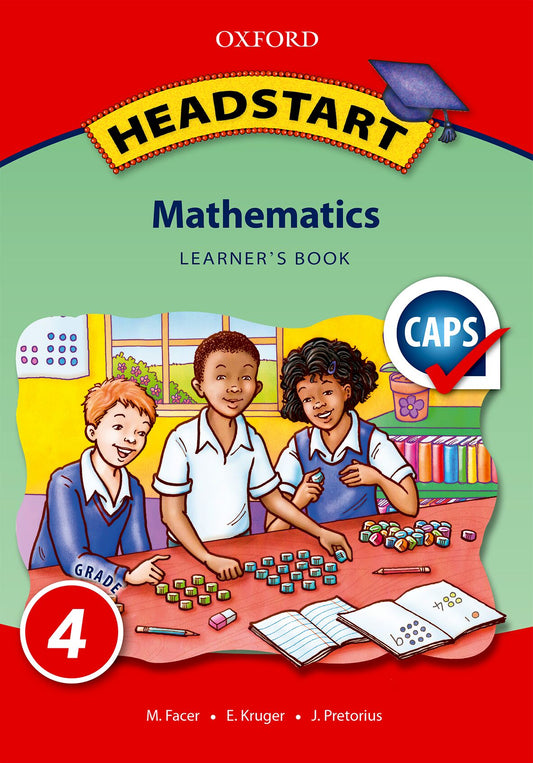 Oxford Headstart Maths Gr4 LB (CAPS) ISBN/SKU: 9780199057610
