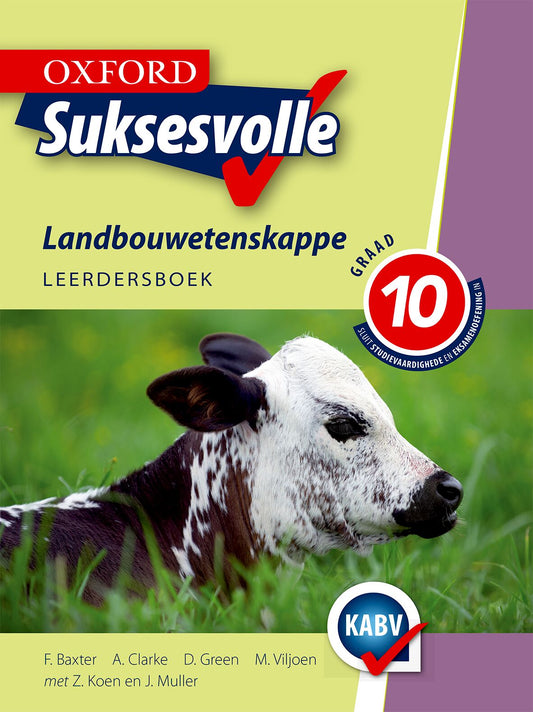 Oxford Suksesvolle Landbouwetenskappe Gr10 LB(CAPS) ISBN/SKU: 9780199059058