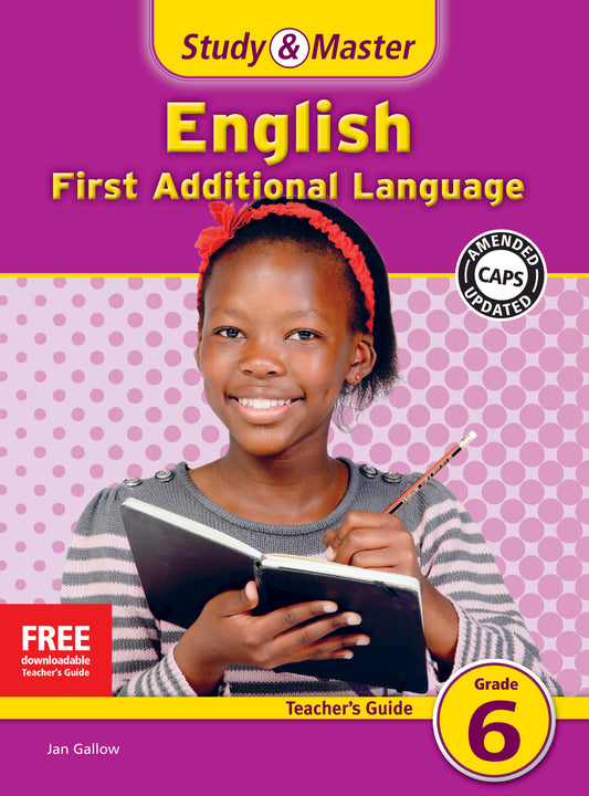 Study & Master English First Additional Language Teacher's Guide Grade 6 ISBN/SKU:9780521189033