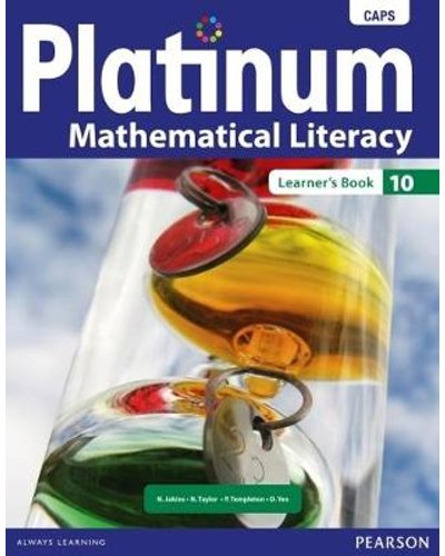 Platinum Mathematical Literacy Gr 10 LB ISBN/SKU: 9780636127500