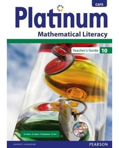 Platinum Mathematical Literacy Gr 10 TG with Question Bank CD ISBN/SKU: 9780636132504