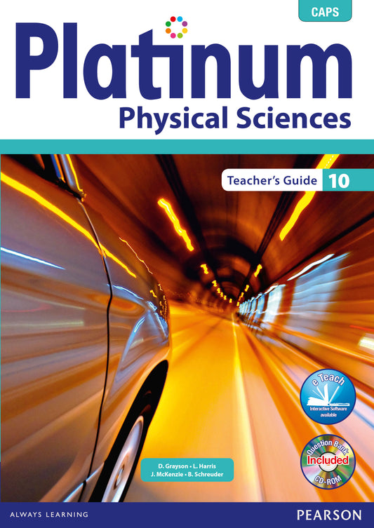 Platinum Physical Sciences Gr 10 TG with Question Bank CD ISBN/SKU: 9780636133051