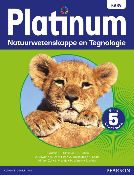 Platinum Natuurwetenskappe en Tegnologie Graad 5 LB ISBN/SKU: 9780636135598