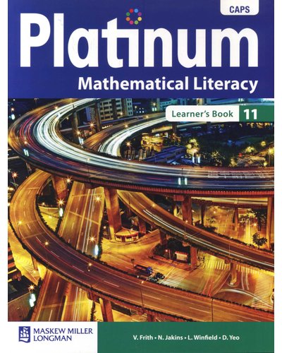 Platinum Mathematical Literacy Gr 11 LB ISBN/SKU: 9780636135833