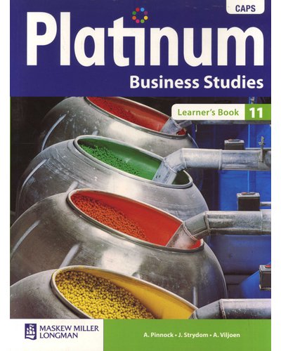 Platinum Business Studies Gr 11 LB ISBN/SKU: 9780636136090