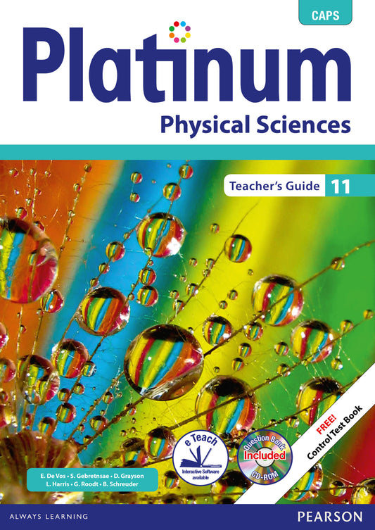 Platinum Physical Sciences Gr 11 TG with Control Test Book & Question Bank CD ISBN/SKU: 9780636137325