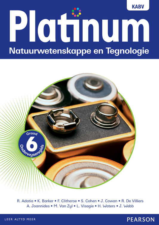 Platinum Natuurwetenskappe en Tegnologie Graad 6 TG (Includes Photocopiable WB) ISBN/SKU: 9780636137394