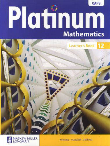 Platinum Mathematics Gr 12 LB ISBN/SKU: 9780636143319