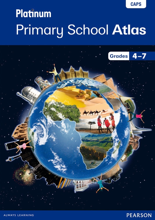 Platinum Primary School Atlas Grades 4-7 ISBN/SKU: 9780636144279