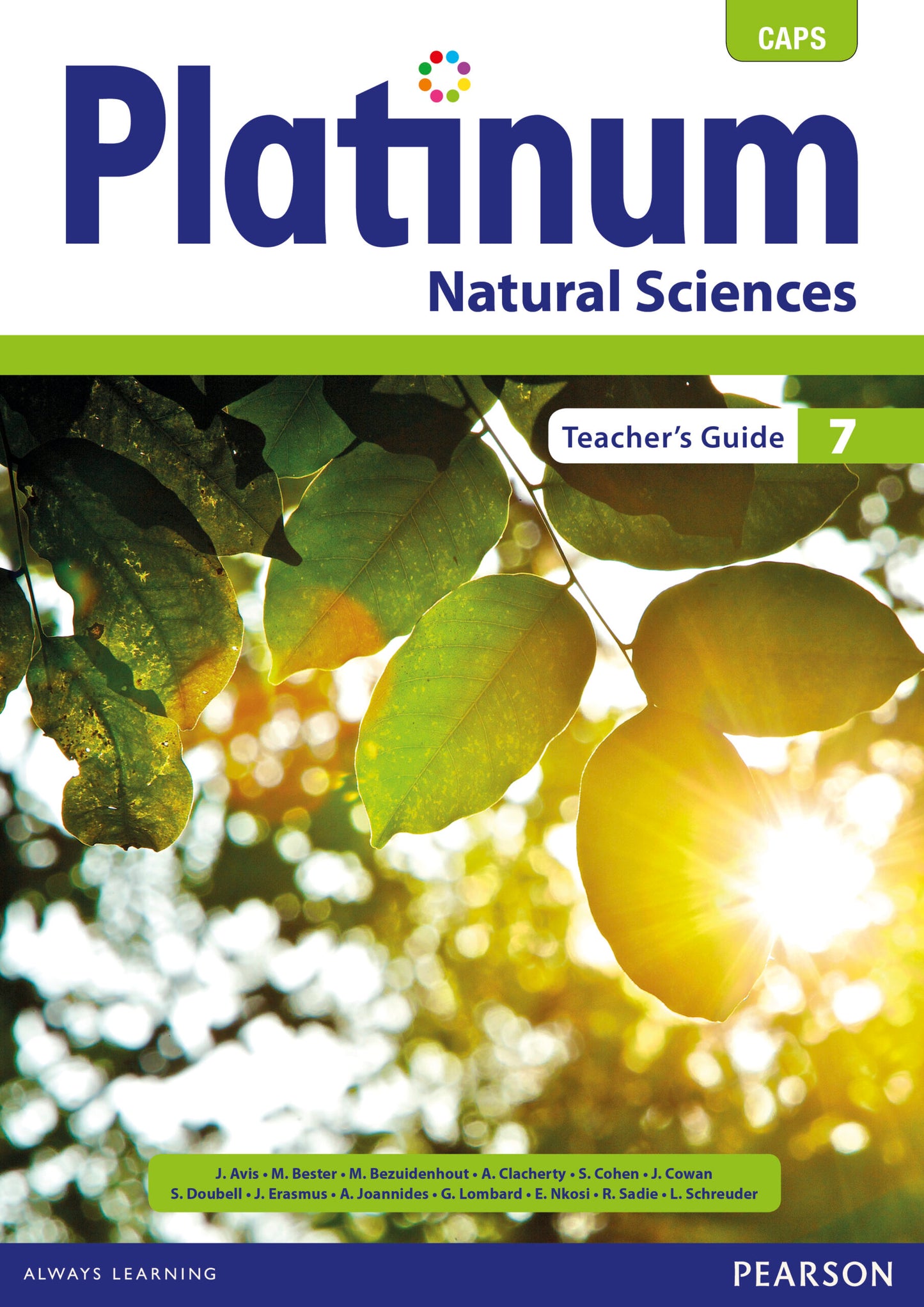 Platinum Natural Sciences Grade 7 TG (includes Photocopiable WB) ISBN/SKU: 9780636145481