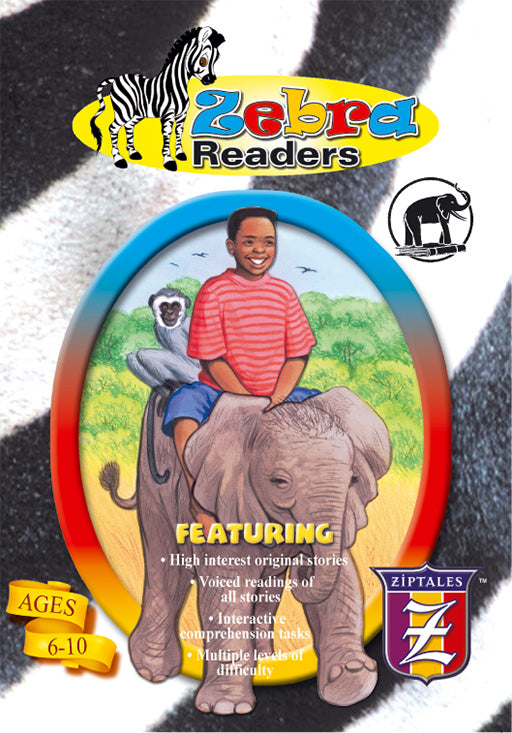 Ziptales Cd: Zebra Reader
