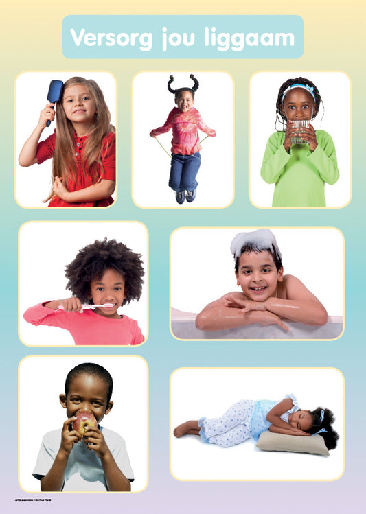 Chart: Shuters Hand In Hand Gr R Afrik: Versorg Jou Liggaam