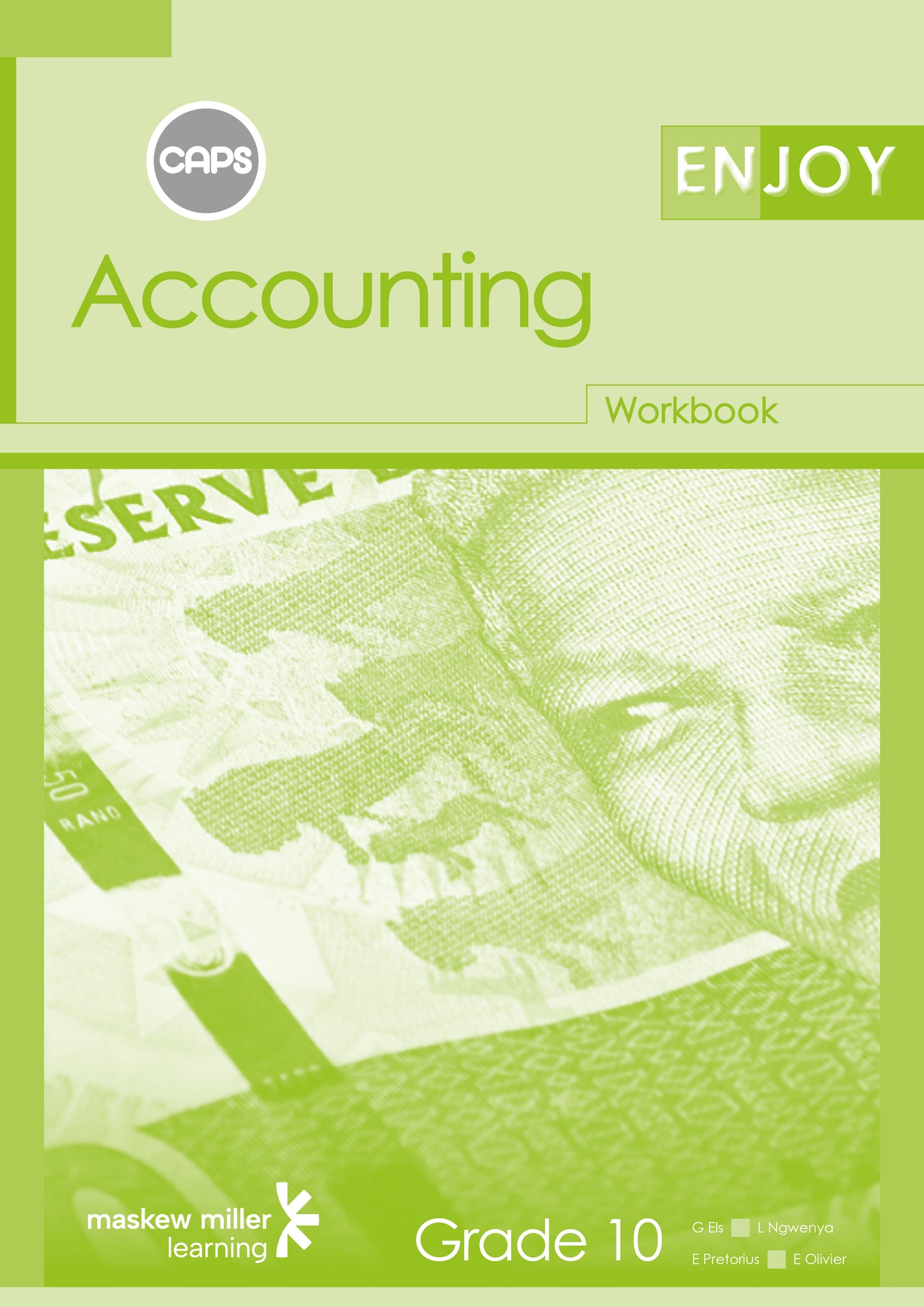 Enjoy Accounting Gr 10 WB - supplementary material ISBN/SKU: 9780796243003