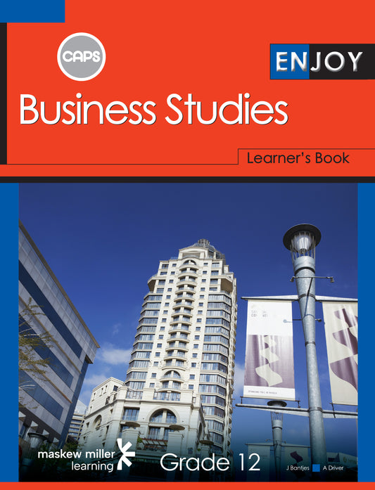 Enjoy Business Studies Gr 12 LB ISBN/SKU: 9780796248169