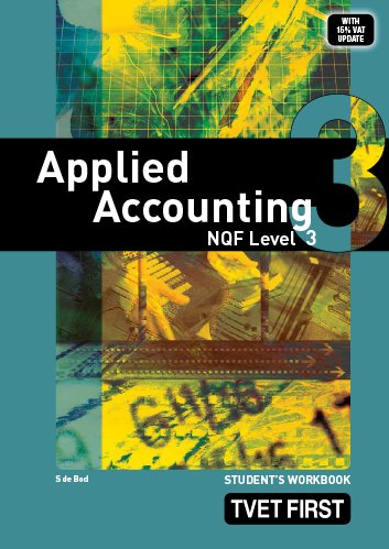 Applied Accounting NQF3 Workbook ISBN: 9780853208877