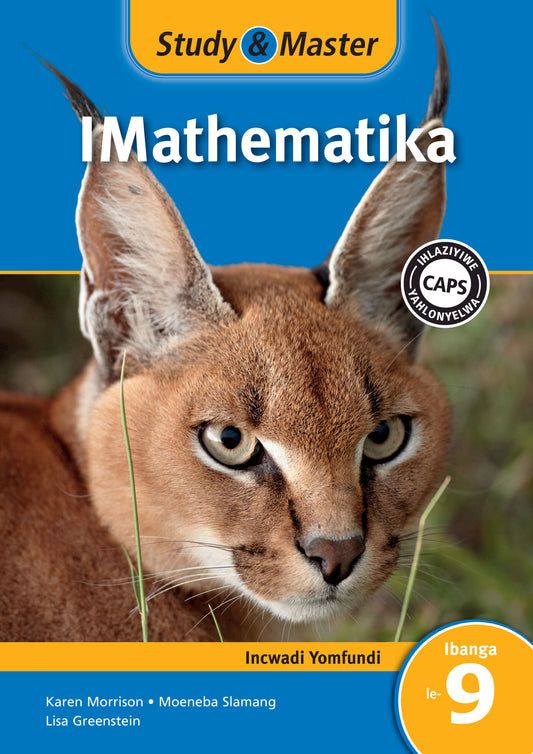 Study & Master IMathematika Ibanga 9 Incwadi Yomfundi ISBN/SKU:9781009088534