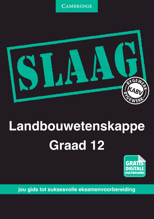 SLAAG Landbouwetenskappe Graad 12 [digital] ISBN/SKU:9781107452350
